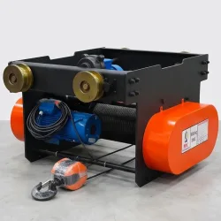 CRABE TYPE WIRE ROPE HOIST DOUBLE GIRDER