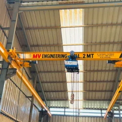 1 Ton Capacity Single Grider EOT Crane